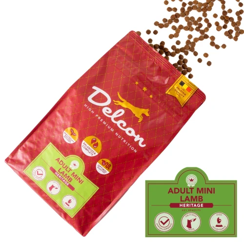 Delcon hondenvoeding adult mini lamb.webp